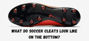 what do soccer cleats look like on the bottom