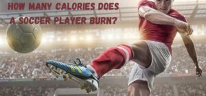 how many calories does a soccer player burn