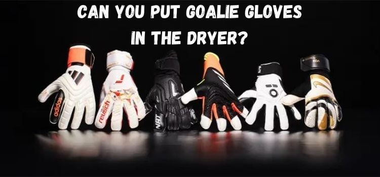 can you put goalie gloves in the dryer