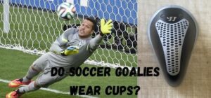 do soccer goalies wear cups