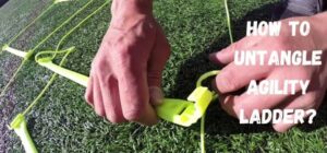 how to untangle agility ladder